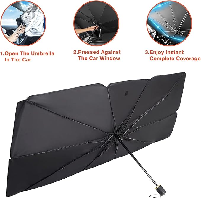 Windshield Sunshade Umbrella Car Windshield Sun Umbrella