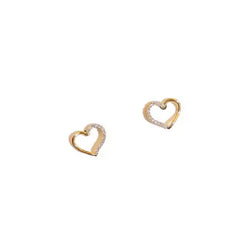 Heart Shape Zircon Earrings